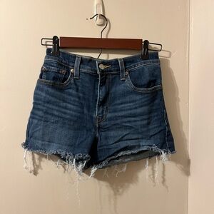 Levi’s High Rise Denim Shorts